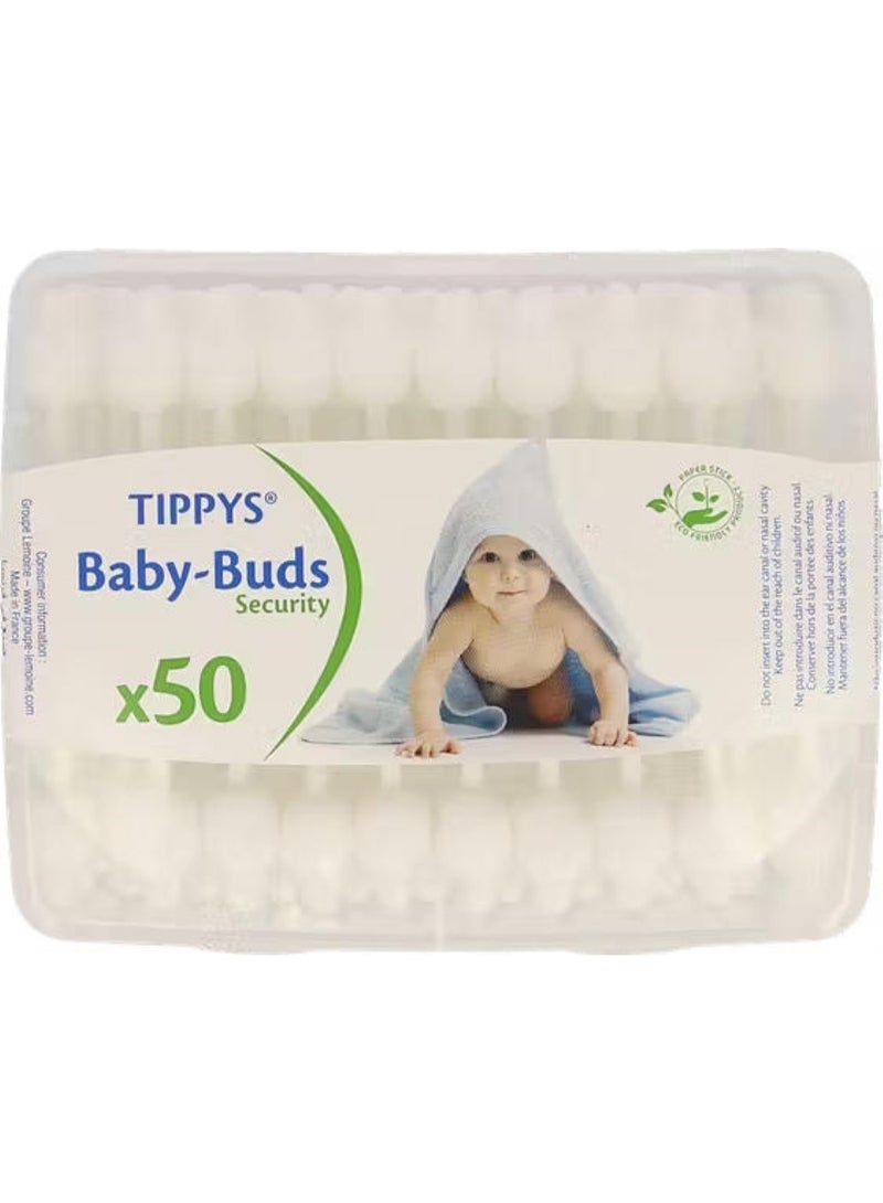 Baby Buds Security Paper Stick 50 Pcs